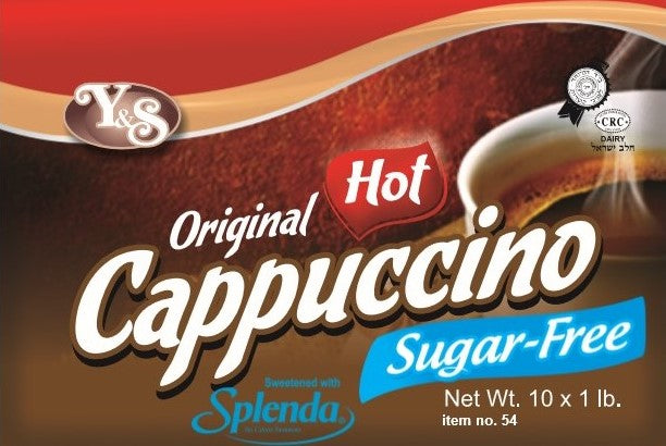 Hot Original Cappuccino Sugar Free Powder
