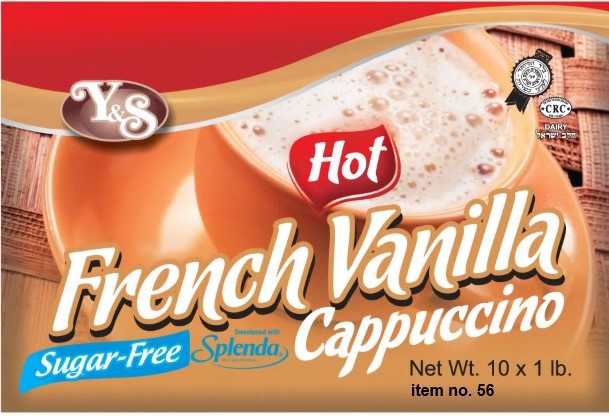 Hot French Vanilla Cappuccino sugar-free Powder