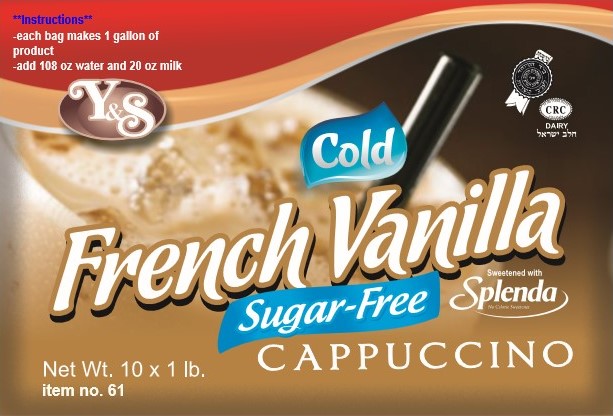 Cold French Vanilla Cappuccino sugar-free Powder